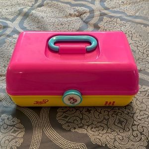 JoJo Siwa Caboodles On-The-Go-Girl Cosmetic Makeup Travel Case and Hair Bow